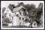 AK Michelstadt / Weiten Gesss, "Pension Waldfriede" - Trumpfheller - Tempel, gelaufen 1957 mit Landpoststempel !