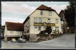 AK Mossautal / Gttersbach, Gasthaus "Zum Goldenen Lwen" - Joh. Heinrich Helm, coloriert, gelaufen 1961 mit Landpoststempel
