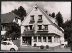 AK Reichelsheim, Hotel - Pension - Kaffee - Konditorei "Zum Schwanen" - Fam. Treusch, ca. 1965