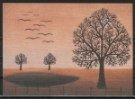 10 gleiche Ansichtskarten von W. Grnemeyer - "Baumlandschaften" (9009)