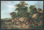 Ansichtskarte von George Morland (1763-1804) - "Das Ende der Jagd"