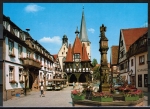 AK Michelstadt, Marktplatz mit Rathaus, um 1985