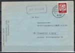 Brief mit Landpoststempel "6121 Kimbach" und Tagesstepel 612 Michelstadt von 1963