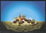 Ansichtskarte von Helga Mosbacher - "Dorf im Frhling"
