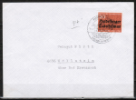 Bund 396 als portoger. EF mit 20 Pf Katechismus auf Inlands-Brief bis 20g von 1963-1964