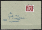 Bund 390 als portoger. EF mit 20 Pf CRALOG und CARE auf Inlands-Brief bis 20g von 1963-1964