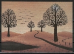 10 gleiche Ansichtskarten von W. Grnemeyer - "Baumlandschaften" (9011)