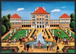 10 gleiche Ansichtskarten von Hanna Pfeiffer - "Schloss Nymphenburg" (Mnchen)