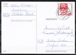 Bund 771 als portoger. EF mit 40 Pf Maximilian Kolbe auf Inlands-Postkarte von 1974-1978