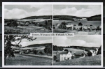 AK Mossautal / Unter-Mossau mit 4 Orts-Ansichten aus den 1950er-Jahren