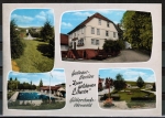 AK Mossautal / Gttersbach, Gasthaus - Pension "Zum Goldenen Lwen" - Joh. Heinrich Helm, coloriert, gelaufen 1968 mit Stempel: 6121 Gttersbach