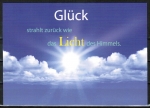 "Glck strahlt zurck wie das Licht des Himmels"
