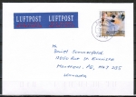 Bund 2061 als portoger. EF mit 300 Pf Johann Strau auf bersee-Luftpost-Brief bis 20g von 1999-2002 im Ankauf gesucht !