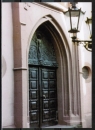 AK Michelstadt, Evangelische Stadtkirche, Eingangtr, um 2000