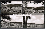 AK Mossautal / Unter-Mossau mit 4 Orts-Ansichten, gelaufen 1958 mit Landpoststempel