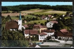 AK Mossautal / Gttersbach, Teilansicht mit Gasthof - Pension "Zur Zentlinde" - Gg. Peter Strein, coloriert, gelaufen 1963