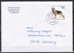 Bund 1799 als portoger. EF mit 100 Pf Jugend 1995 / Schferhund auf Inlands-Brief bis 20g von 1995-1997, codiert
