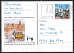 Bund 1846 als Sonder-Ganzsachen-Postkarte PSo 41 mit eingedruckter Marke 80 Pf Halberstadt - 1996-1997 portoger. als Postkarte gelaufen und codiert