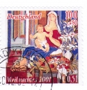 Bund 2226 als portoger. EF mit 100 Pf / 0,51  Weihnachten 2001 auf Inlands-Postkarte von 2001-2002 im Ankauf gesucht !