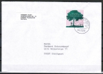Bund 2483 als portoger. EF mit 144 Cent Naturfreunde auf "kleinformatigem" Inlands-Brief ber 50g von 2005, B6-Format