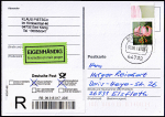 Bund 3118 als portoger. EF mit 440 Blumen auf Einschreib-Eigenhndig oder Einschreib-Rckschein-Postkarte von 2014-2015 im Ankauf gesucht