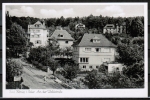 AK Bad Knig, Huser in der Waldstrae mit Haus Bodmann, gelaufen 1957