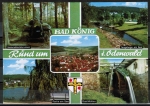 AK Bad Knig mit verschiedenen Ansichten "Rund um Bad Knig", um 1970