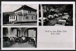 AK Bad Knig / Zell, "Kaffee Orth", gelaufen ca. 1950 / 1952 mit Posthorn-Marke