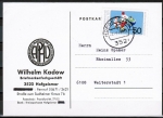 Bund 835 als portoger. EF mit 50 Pf Eishockey-WM auf Inlands-Postkarte von 1979