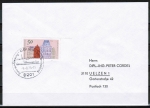 Bund 862 als portoger. EF mit 50 Pf Trier auf Inlands-Brief bis 20g als Stempel-Beleg von 1975-1978, gedruckte Adresse