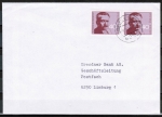 Bund 780 als portoger. MeF mit 2x 40 Pf Otto Wels auf Inlands-Brief bis 20g vom Nov. 1982