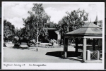 AK Bad Knig, Kurgarten mit Musik-Pavillon und Quellen-Eingang, wohl 1930er-Jahre