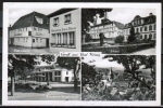 AK Bad Knig, Gasthaus zum Lwen mit altem Gasthaus, gelaufen 1958