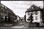 AK Bad Knig, Am Groen Brunnen, mit Caf Rudolph und Hotel Bchner, ca. 1960