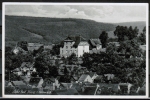 AK Bad Knig, Teil-Ansicht mit Pension Schfer, ganz anderer Hintergrund als vorige Karte! gelaufen 1937