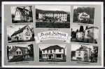 AK Bad Knig, Odenwaldsanatorium mit den verschiedenen Husern, gelaufen 1961, Marke entfernt
