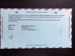Flschungen der US-Code-Stempelchen auf der Rckseite eines Briefes mit SST an eine Adresse in die USA