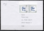 Berlin 817 als portoger. MeF mit 2x 70 Pf Whrungsfond auf Auslands-Brief bis 20g vom Nobember 1989 vom Bundesgebiet in die CSSR